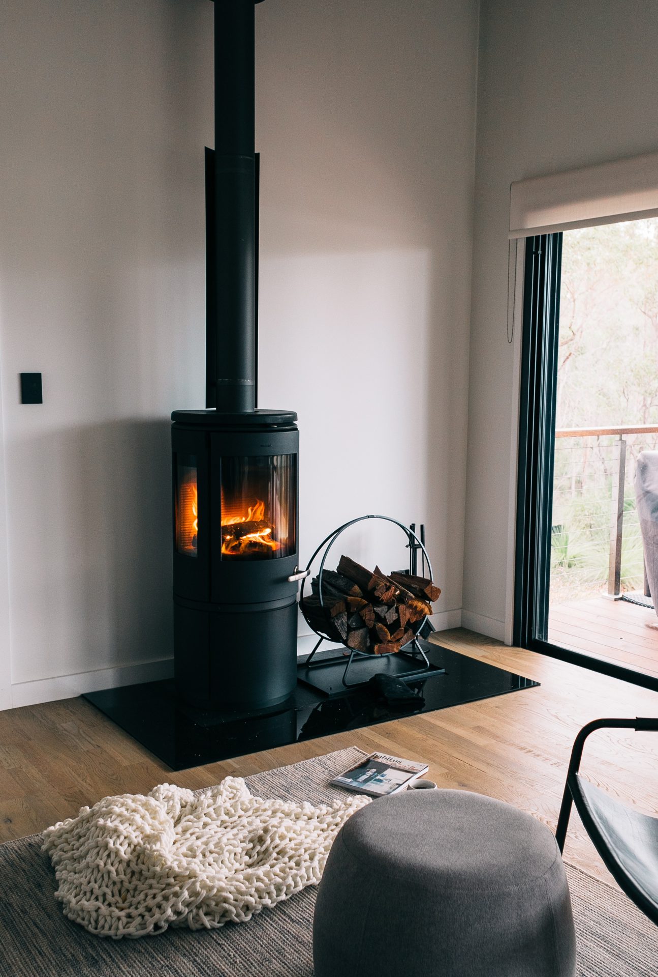 living room fireplace